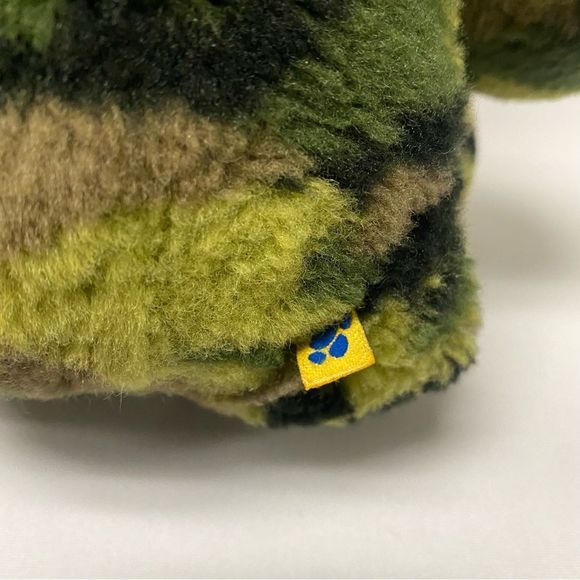 Build A Bear Camo Camouflage Green Military 17" Soft Plush Bear BABW - Picture 11 of 11